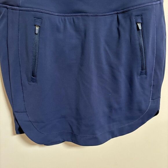 Athleta Fairway High Rise Golf 18" Skort Built in Shorts Navy Blue- Size XS - Picture 8 of 14